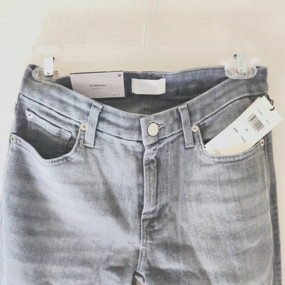 7 for All Mankind Kimmie Bootcut/Slim Illusion Grey Jeans Size 28 - Picture 3 of 9